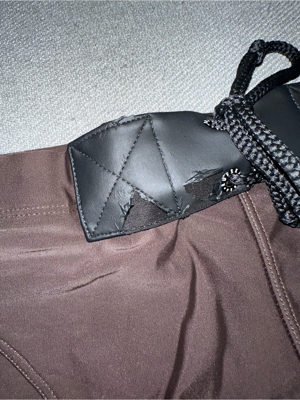 Rufskin Stretch Chocolate Vallauris Swim Trunks with Drawstring Waist Small - Picture 6 of 8